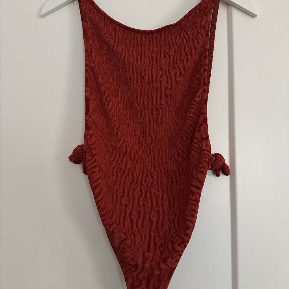 Free People Red One Piece Swimsuit
